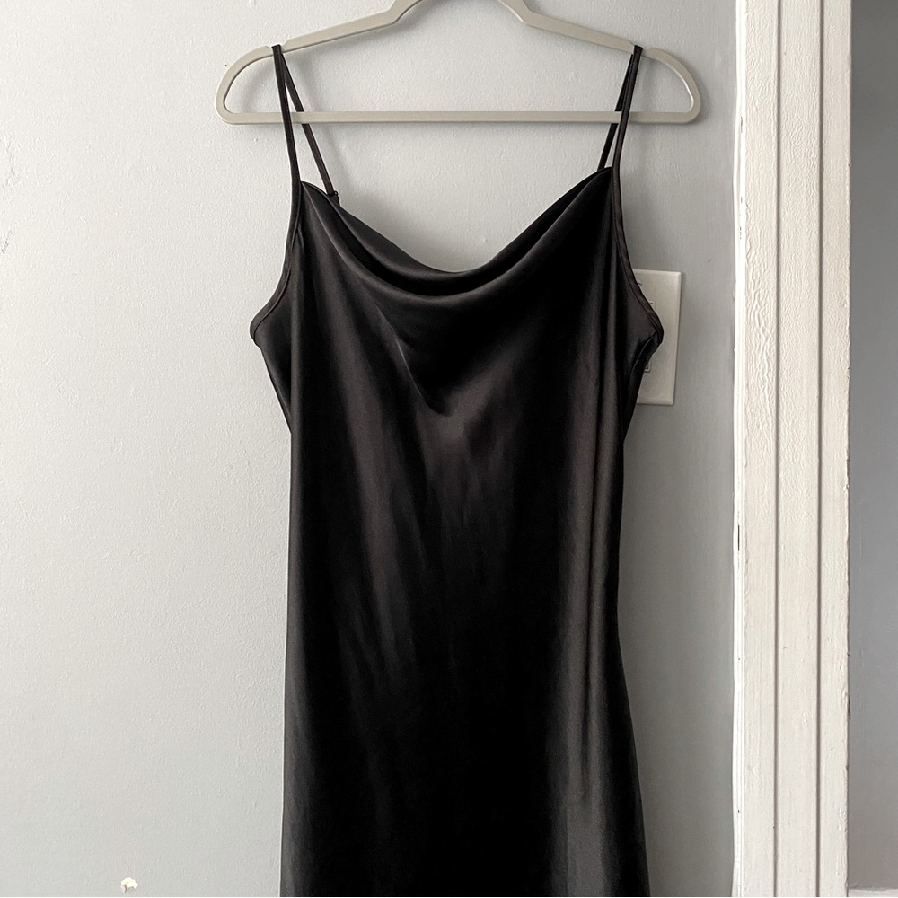Black Silk Dress